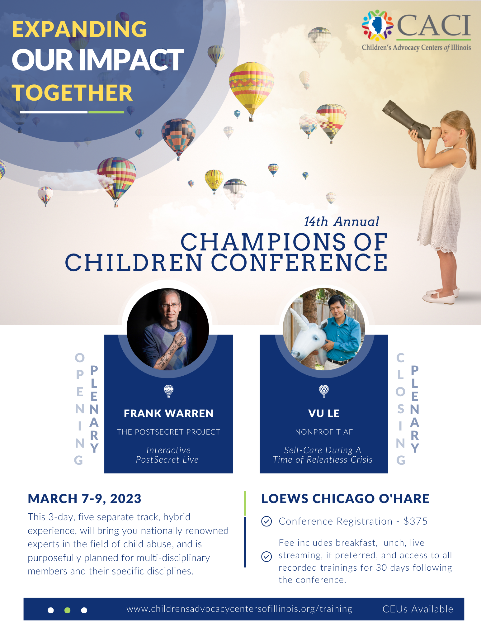 Click Here Champions of Children Conference Information